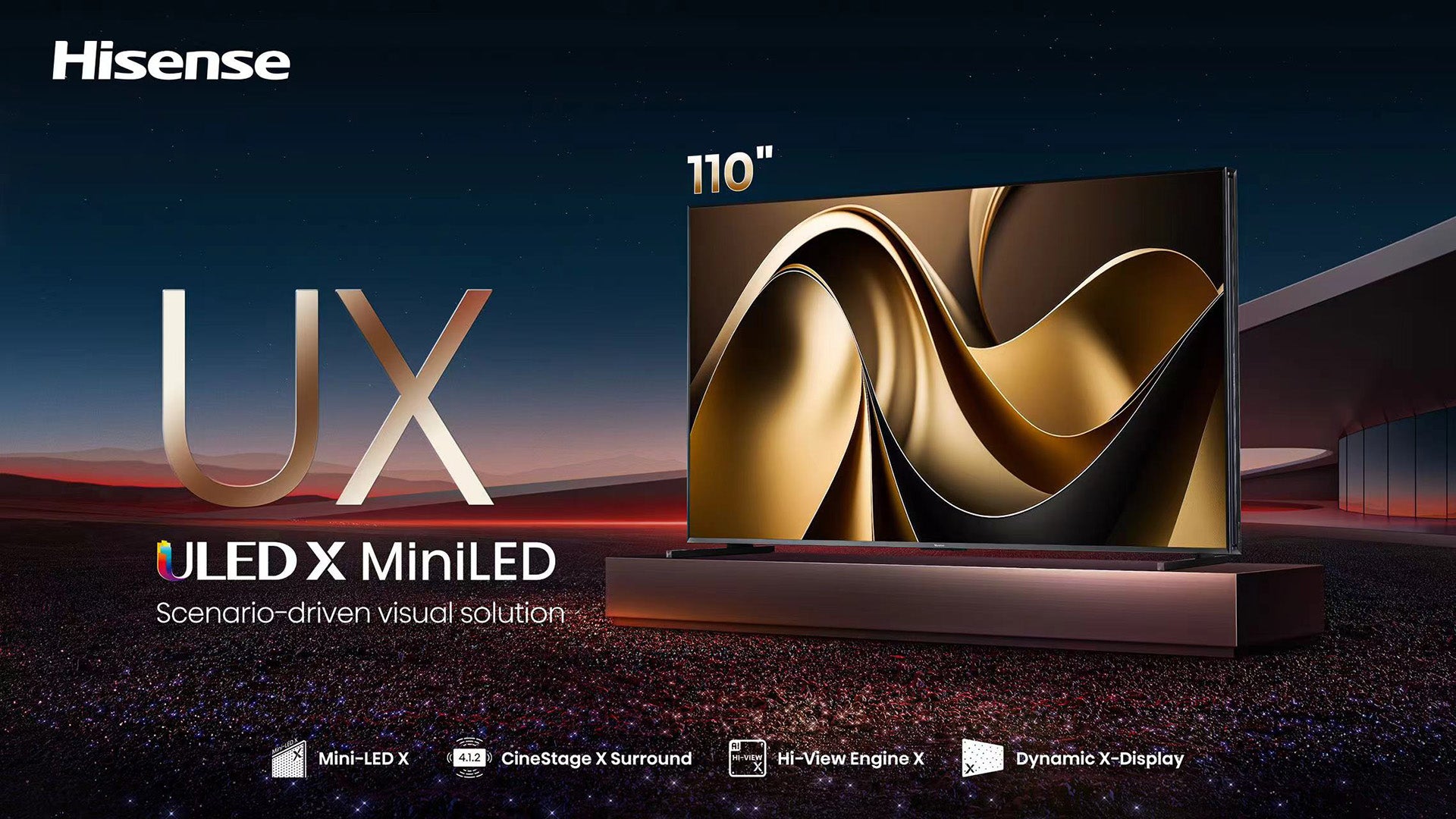 Hisense 110-Inch ULED X Mini-LED 4K Smart TV