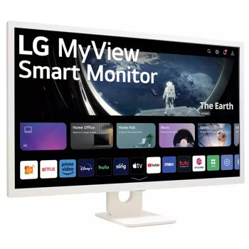LG MyView 32SR53FS-W 32-Inch FHD Smart Monitor White