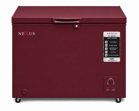 NEXUS NX-160HCE NEXUS CHEST FREEZER-WINE RED