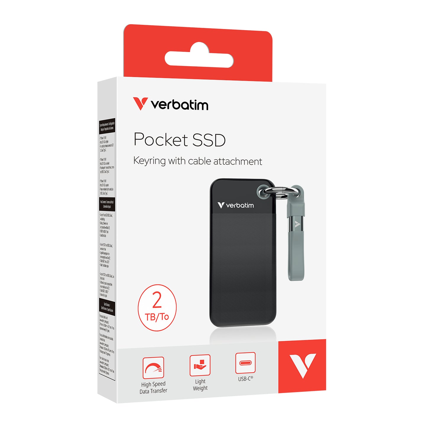 VERBATIM SSD 2TB EXTERNAL DRIVE