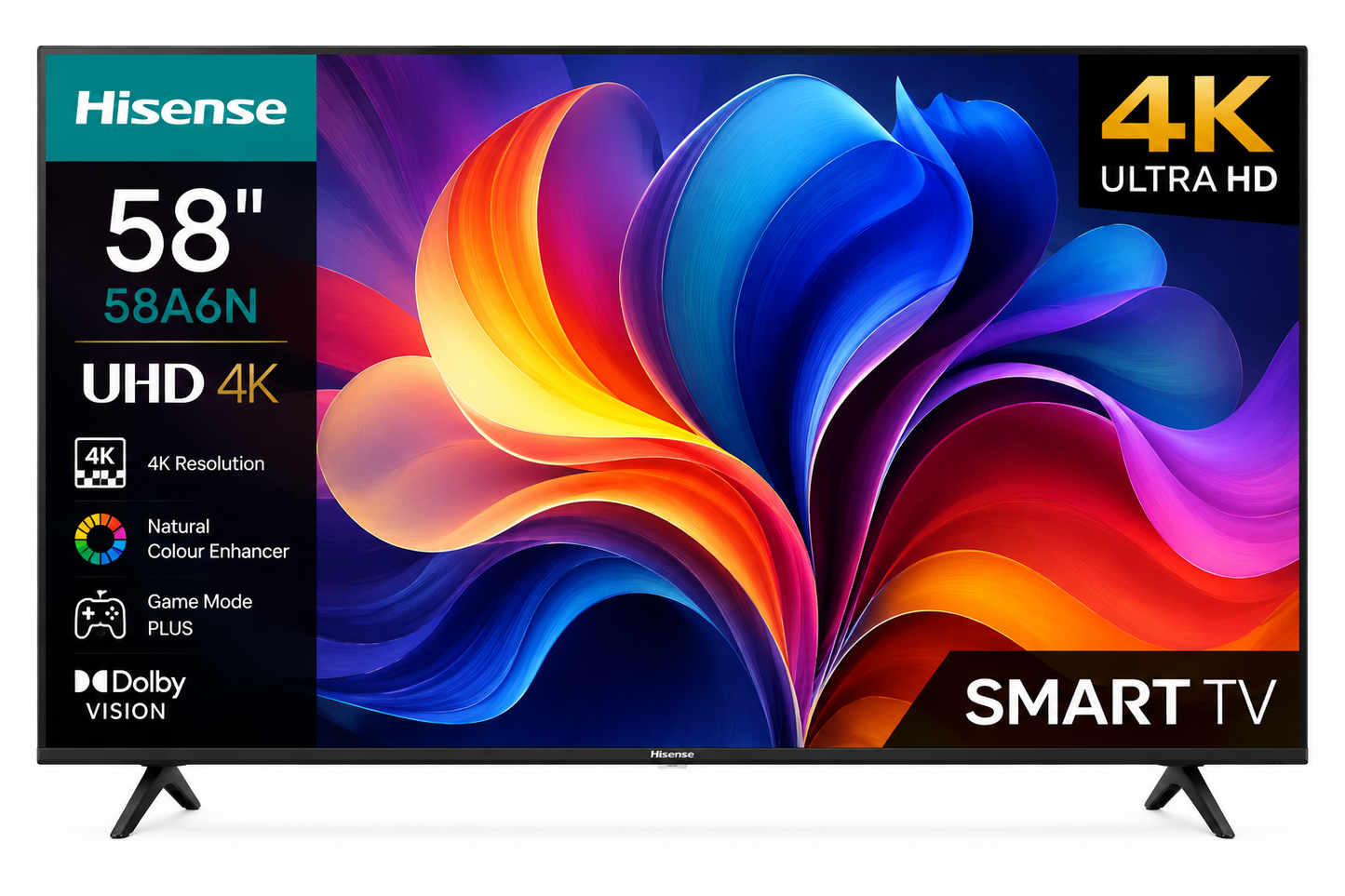 HISENSE TV 58A6N 58 INCHES UHD 4K SMART TV