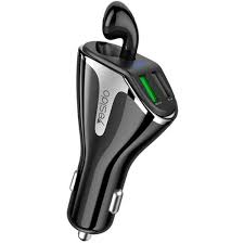 Yesido Y37 Bluetooth Headset Car Charger