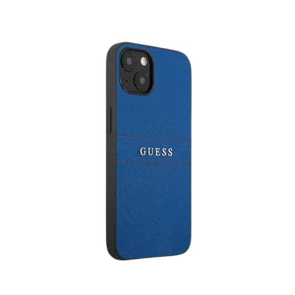 IPHONE 13 GUESS SAFFIANO CASE-BLUE