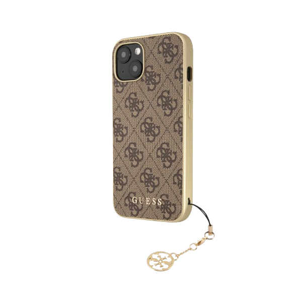 IPHONE 13 GUESS 4G CASE-BROWN