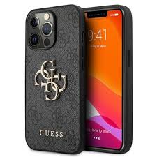 Iphone 13 Guess Logo Case -Gold