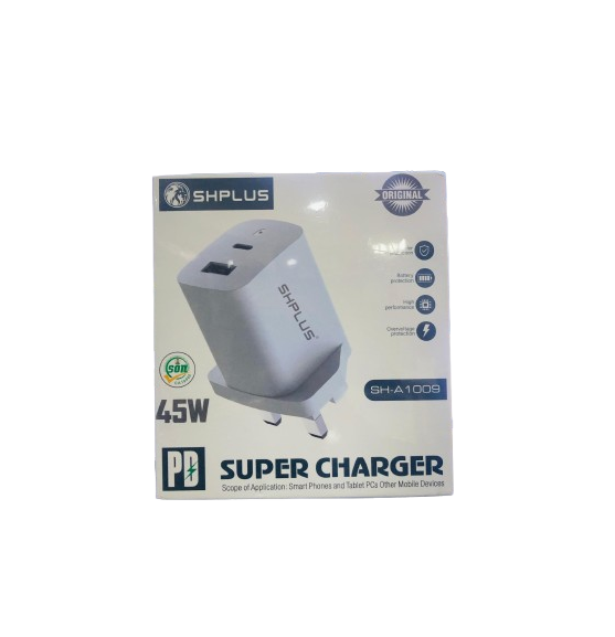SHYPLUS 45W FST CHARGER TYPE C TO TYPE C
