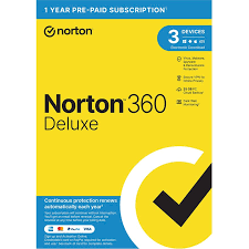 Norton 360 Deluxe 3 Devices, 1 User (1Y)