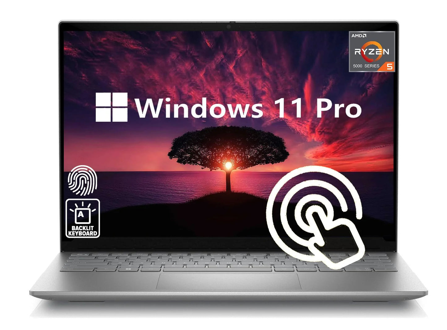 Dell Inspiron 14-Inch FHD Touch Laptop Ryzen 5 8GB 512GB Windows 11