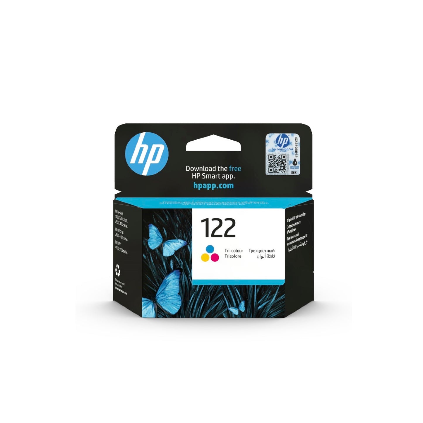 Hp 122 Tri-Color Original Ink Cartridge