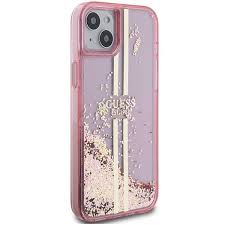 Iphone 13 Pro Guess Glitter Pink/Gold