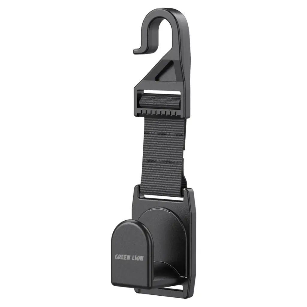 GREEN LION CAR HEADREST HOOK ORGANIZE BLACK