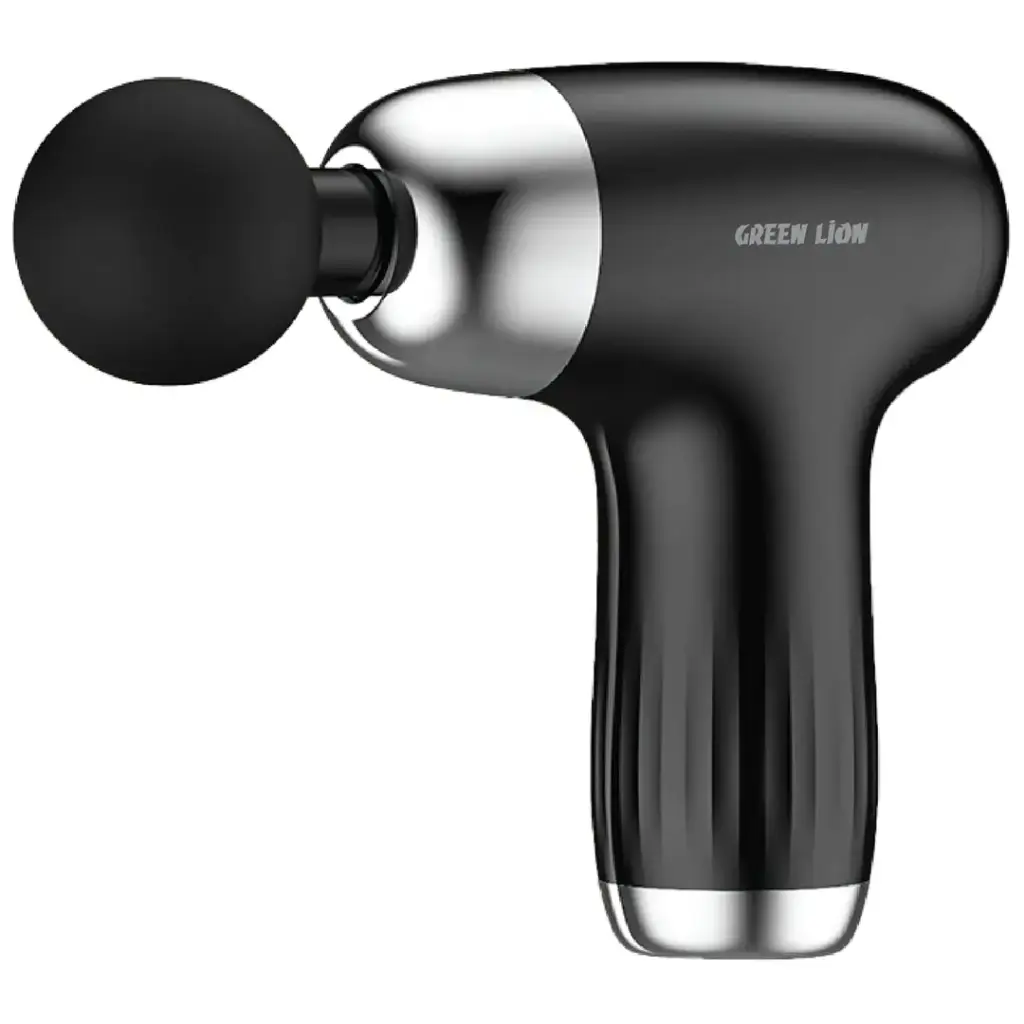 GREEN LION MINI MASSAGE GUN 6 SPEED LEVELS BLACK