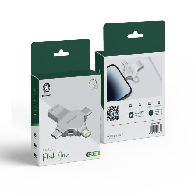 GREENLION 4-IN-1 128GB FLASH