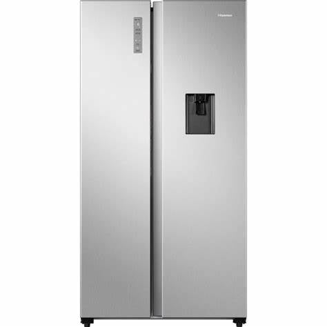 HISENSE 535 L,No Frost  , Low Noise, Environment-Friendly Tech , Silver,R600 Gas,Water Dispenser