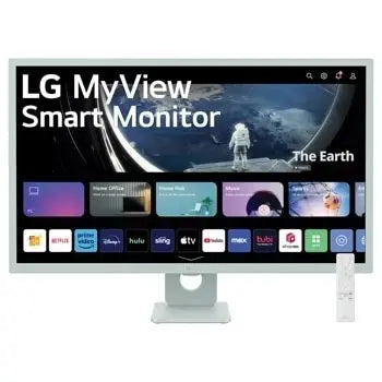 LG MyView 32SR50F-G 32-Inch FHD Smart Monitor Green