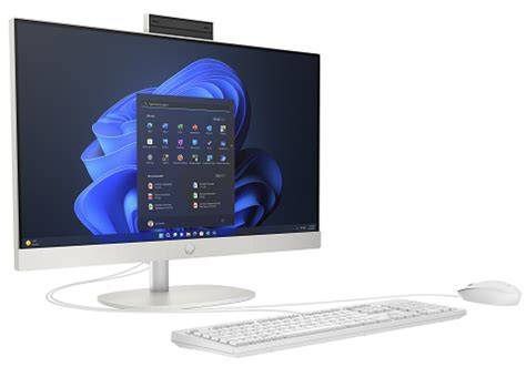 HP 240 G10 23.8-Inch FHD All-in-One PC i3-N300 4GB 512GB White | Dreamworks