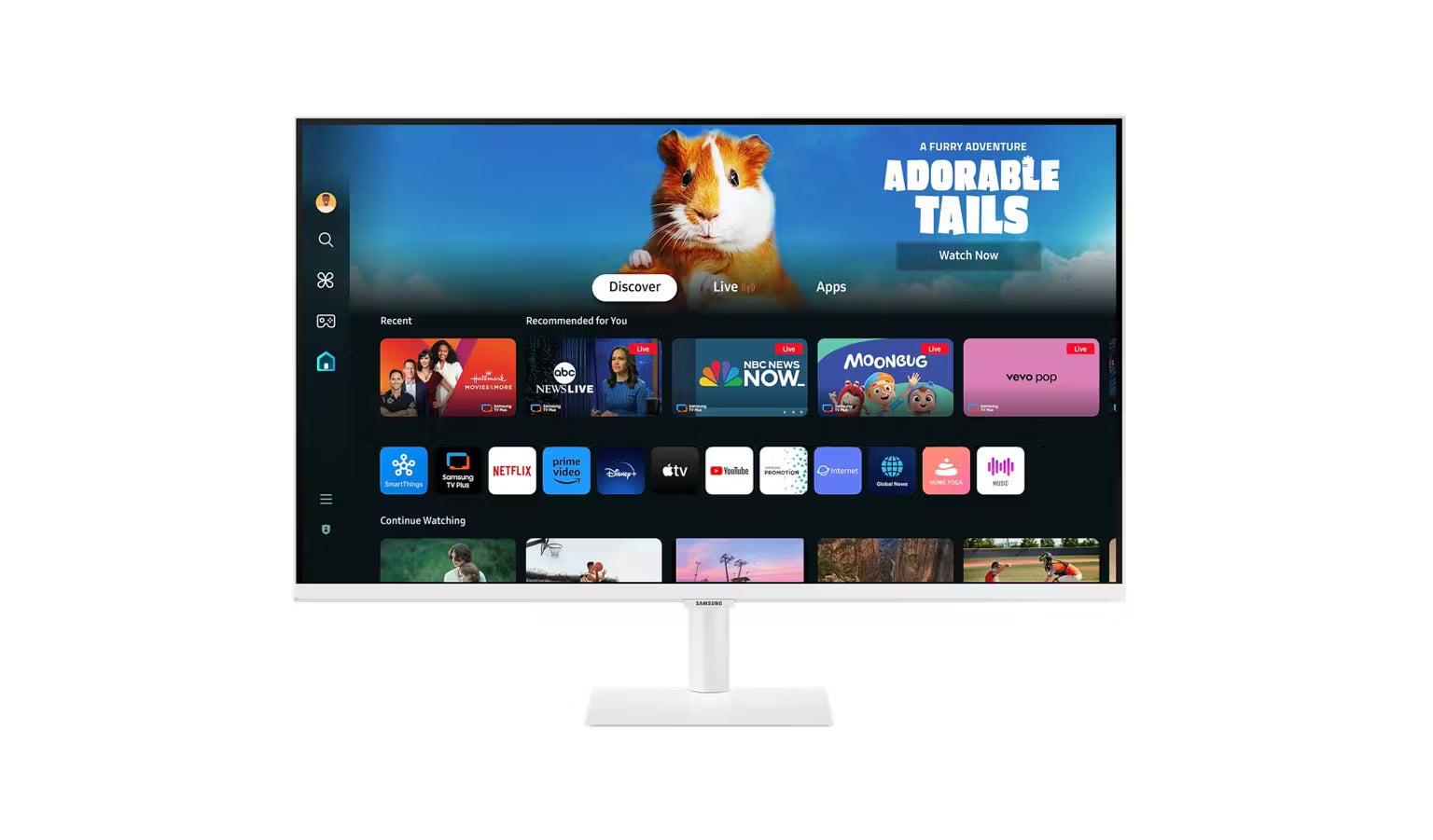 Samsung M50D 32-Inch FHD Smart Monitor White