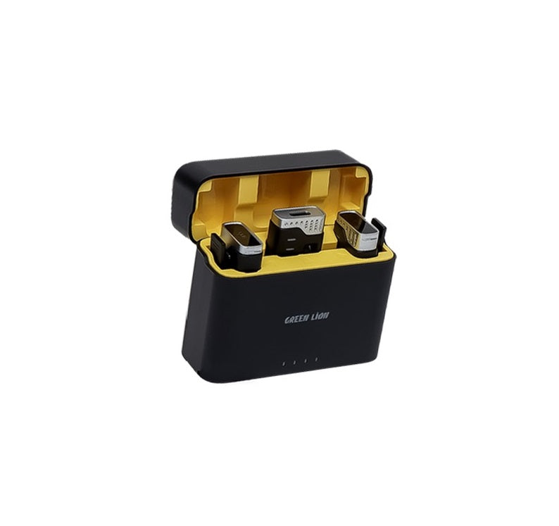 Green Lion 3 in 1 Wireless Microphone - Black