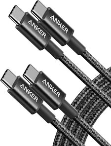 ANKER USB-C TO USB-C CABLE 6FT 60W BRAIDED