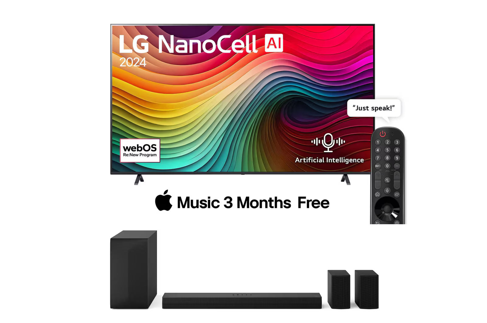 LG 86" NanoCell Smart TV with Magic Remote