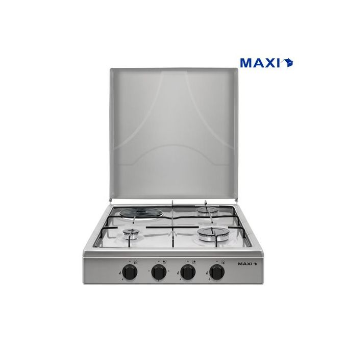 Maxi Tabletop Gas Cooker 3 Burners & 1 Electric Plate (411OC)
