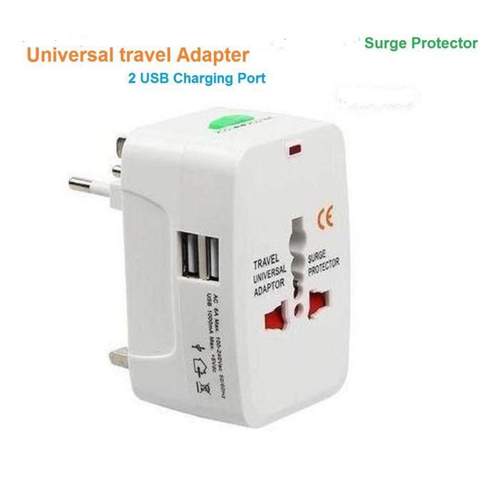 UNIVERSAL TRAVEL ADAPTER SURGE PROTECTOR