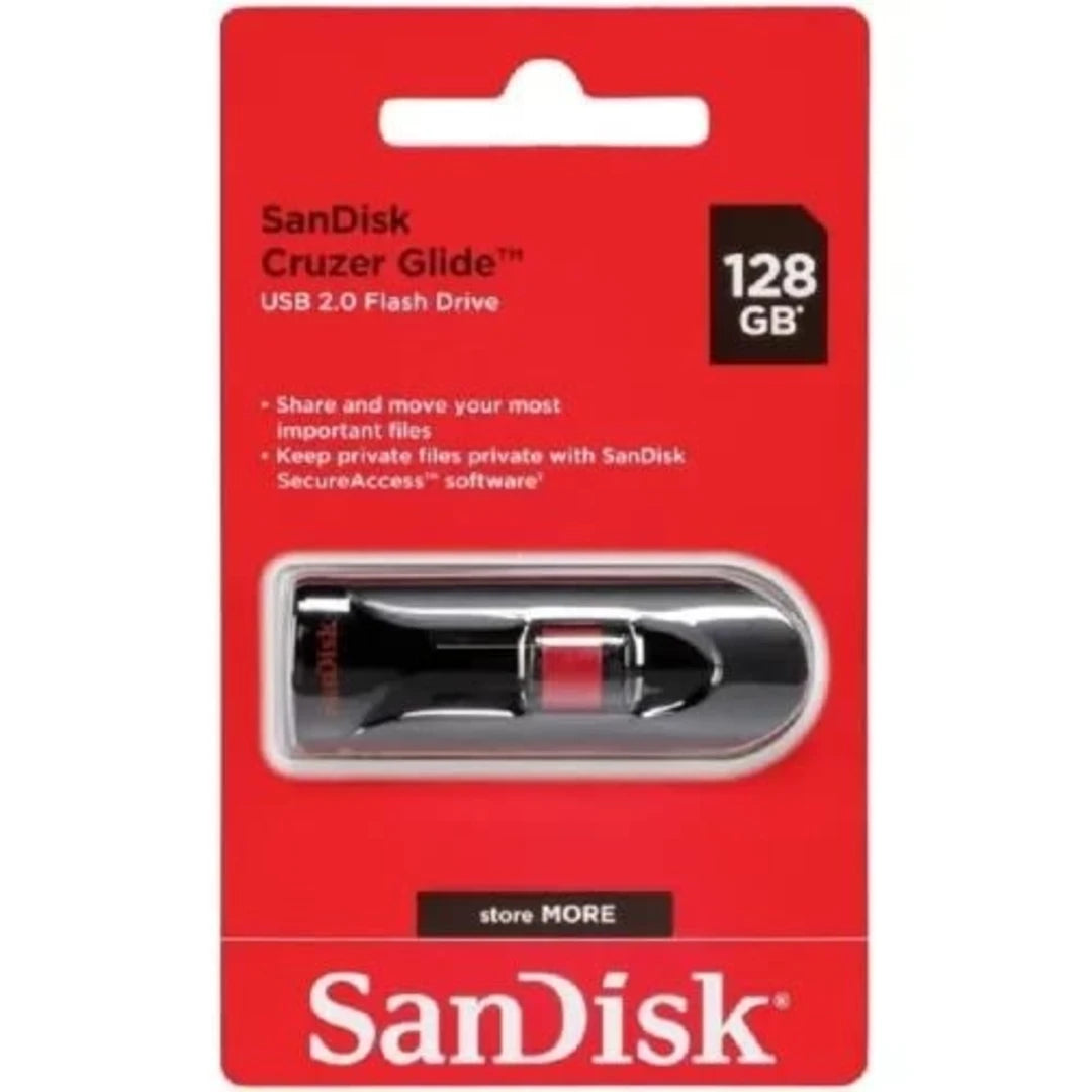 SANDISK CRUZER BLADE 2.0 FLASH DRIVE 128GB