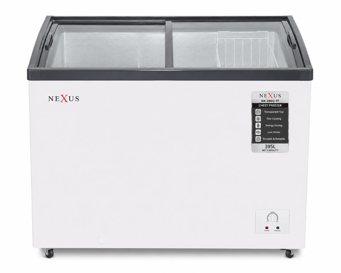 NEXUS NX-396Q-TF NEXUS TRANPARENT TOP CHEST FREEZER