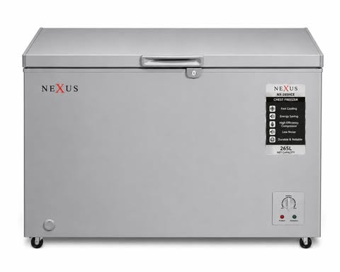 NEXUS NX-265HCE NEXUS CHEST FREEZER SILVER