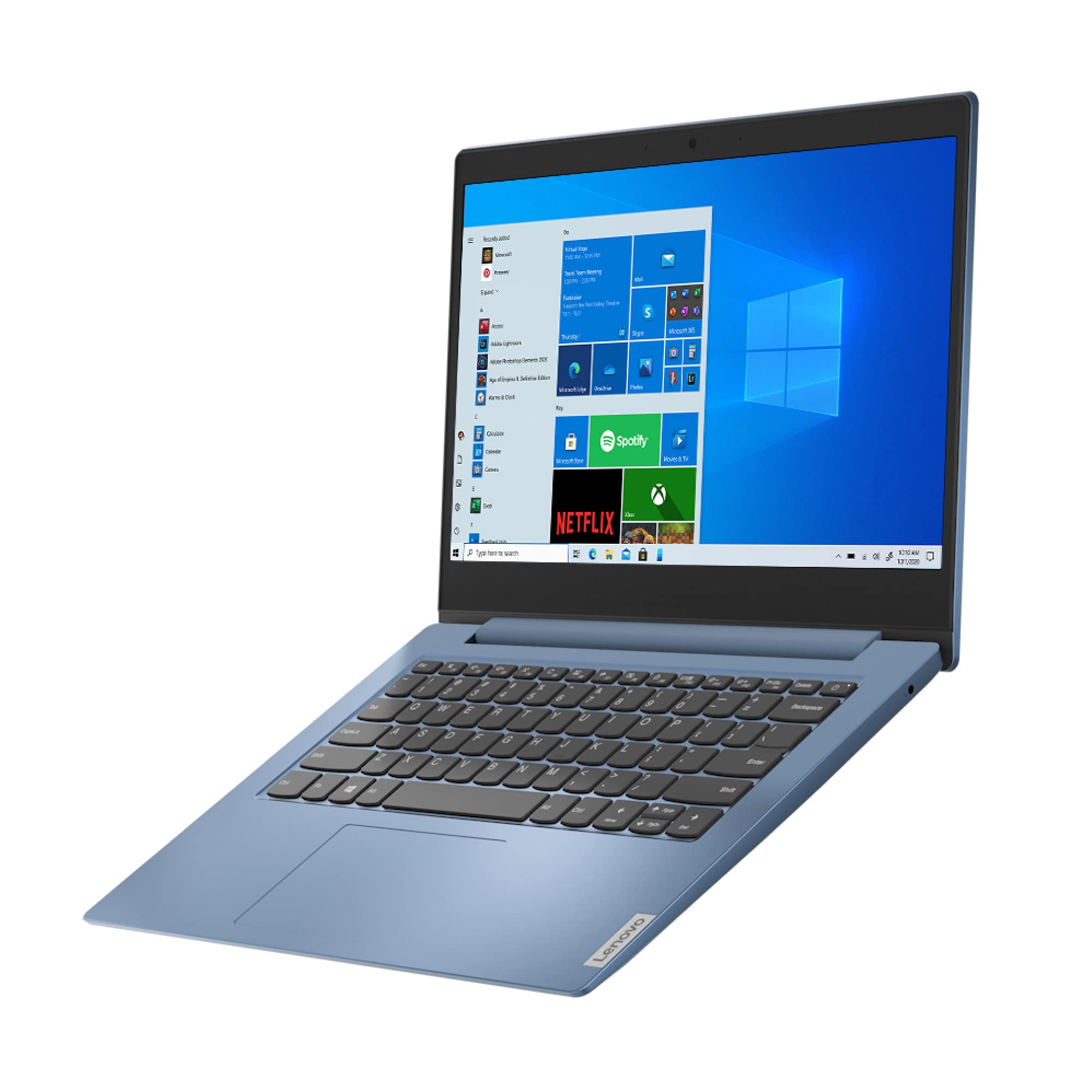 Lenovo IdeaPad 1 14-Inch HD Laptop Celeron N4020 4GB 128GB Windows 11 Cloud Gray