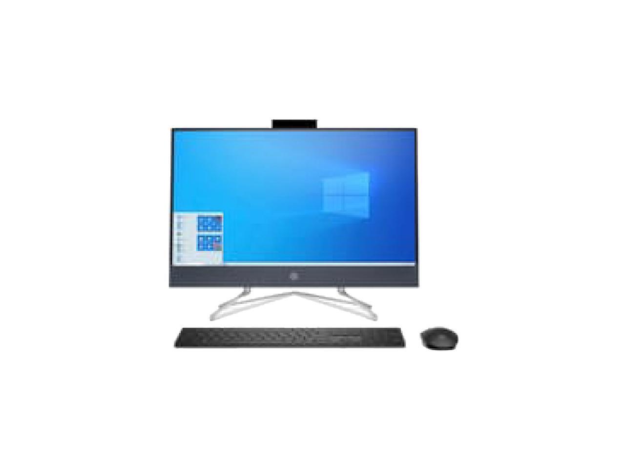 Refurbished HP All-in-One 24-df0092ds 23.8-Inch FHD Touch Pentium Silver J5040 8GB 256GB Windows 11