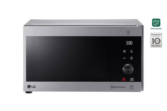 LG 25L Inverter Microwave Oven (1000W, White LED Display, Lamp)