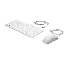 HP WIRED KEYBOARD WHITE