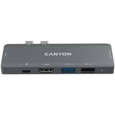 Canyon Usb 7In1 T.Bolt 3 Hub Ds-5 S.Grey