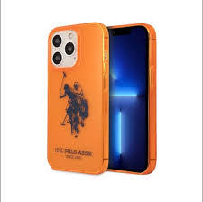 Iphone 13 Pro Us Polo Flou Case Orange
