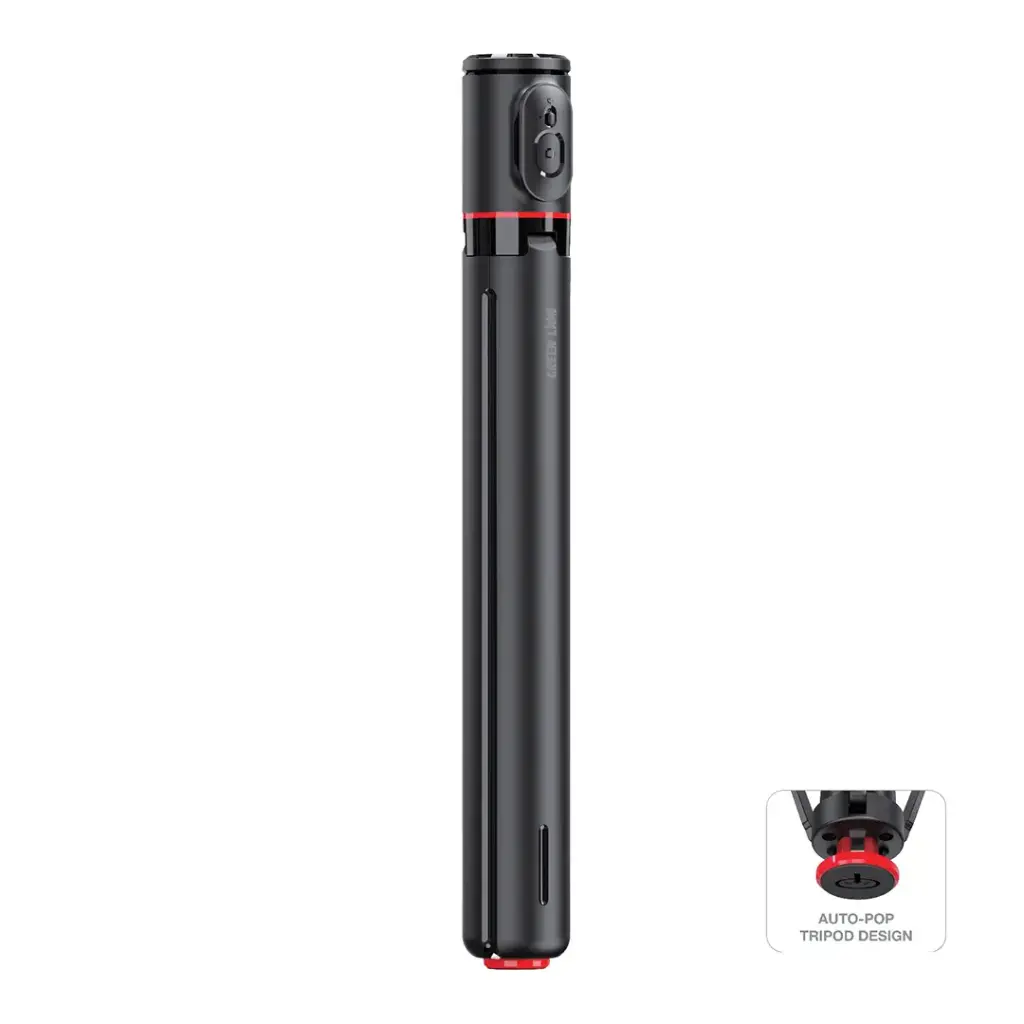 GREEN LION AUTO POP TRIPOD MAGNETIC REMOTE - BLACK GNAPPTDSBK | Dreamworks