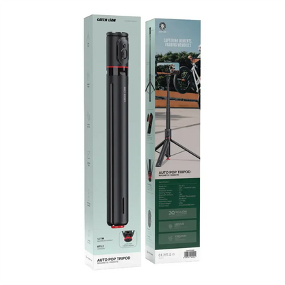 GREEN LION AUTO POP TRIPOD MAGNETIC REMOTE - BLACK GNAPPTDSBK