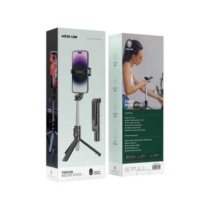 GREEN LION TRIPOD SELFIE STICK - BLACK GNTRISTKBK