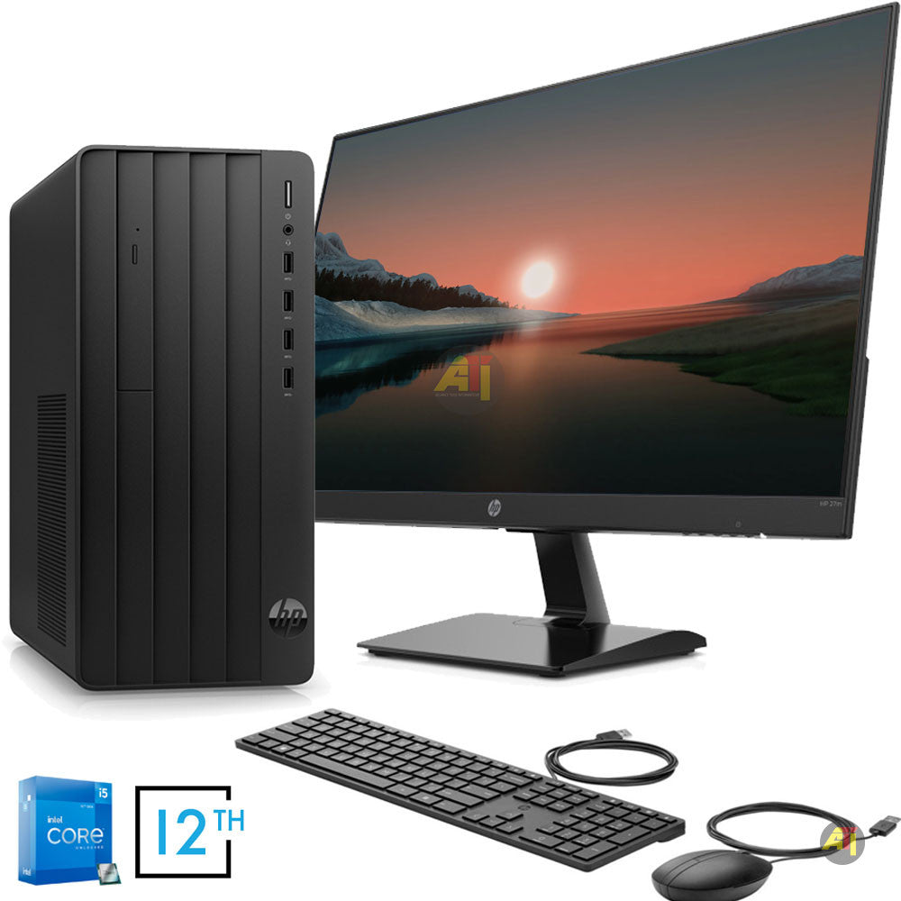 HP Pro Tower 290 G9 i5-13500 8GB 512GB SSD FreeDOS with 21.5-Inch Monitor