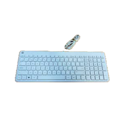 HP WIRED KEYBOARD WHITE