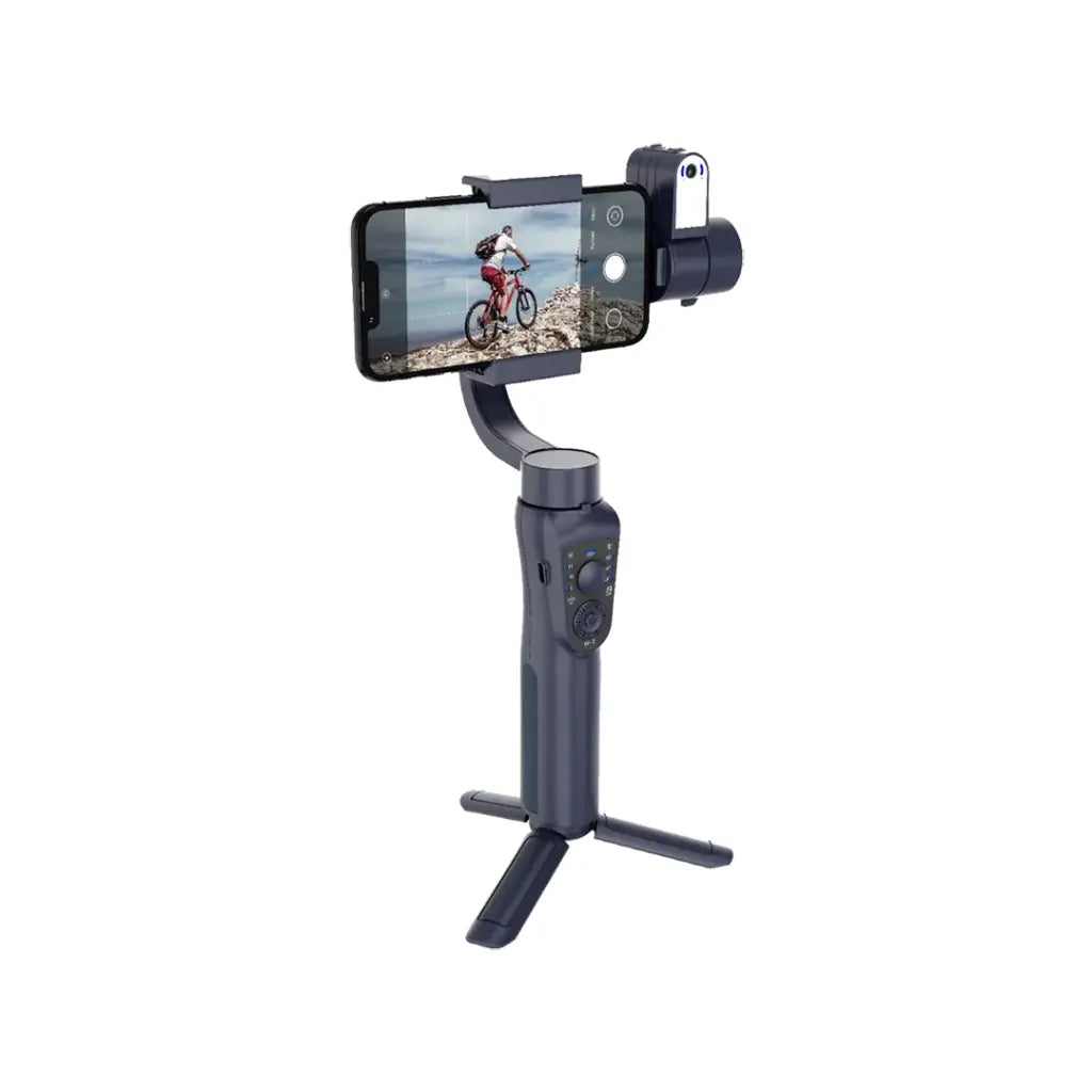 PORODO ANTI-SHAKE GIMBAL GIMBAL WITH AI TRACKER - BLACK PDLFST035BK