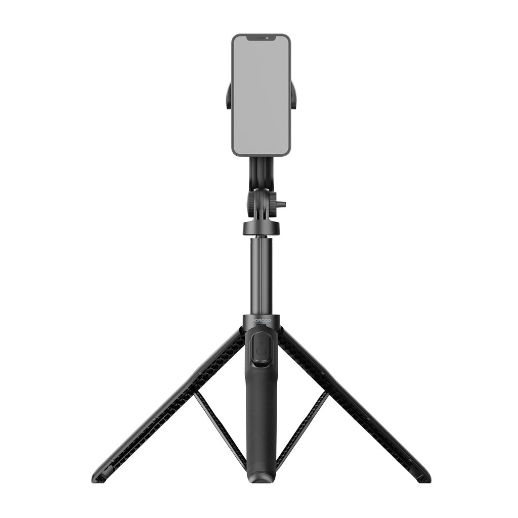 PORODO MAGNETIC SELFIE STICK 150CM EXTENDABLE WITH 3 LEG TRIPOD AND REMOTE CONTROL - BLACK PD-MGS150-BK