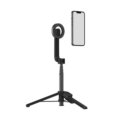 PORODO MAGNETIC SELFIE STICK 64.5CM EXTENDABLE WITH 3 LEG TRIPOD AND REMOTE CONTROL - BLACK PDMGS64BK
