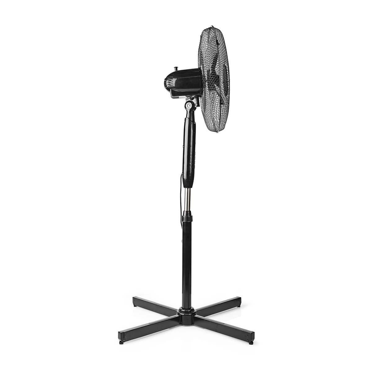 Maxi 40W black stand fan with oscillation | Dreamworks