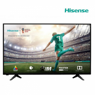 HISENSE 43” LED TV, FREE BRACKET