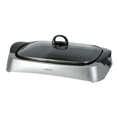 Kenwood HG266 Health Grill with Glass Lid – 2000 W Silver