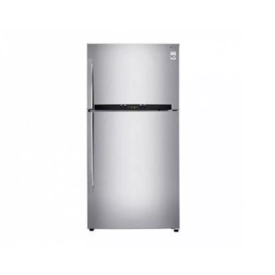 LG 471L Double Door Top Freezer Water Dispenser Refrigerator Silver | REF 502 HLHN-F