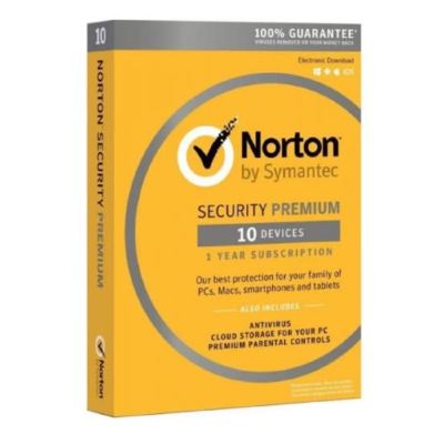 NORTON 360 SECURITY 10 USERS