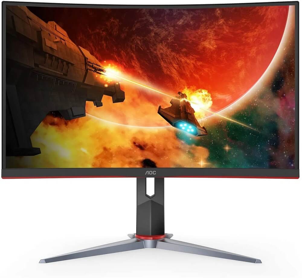 AOC C32G2 32″ CURVED FRAMELESS GAMING MONITOR FHD 1920×1080, 165HZ, FREE  SYNC, HEIGHT ADJUSTABLE, BLACK, MOUNTABLE, HDMI AND DISPLAY PORT -  Dreamworks Direct